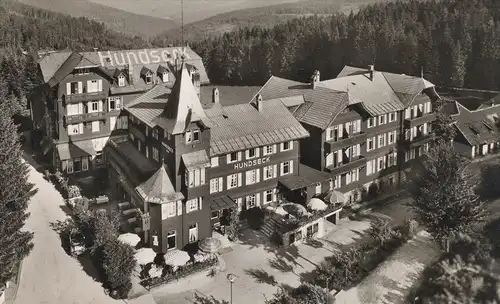 ÄLTERE POSTKARTE KURHAUS HUNDSECK BEI BÜHL Cabrio Buehl Buhl Bühlertal Buehlertal Buhlertal postcard cpa Ansichtskarte