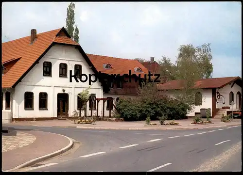 ÄLTERE POSTKARTE PETERSHAGEN HEIMVOLKSSCHULE ALTE MOLKEREI FRILLE dairy laiterie Auto Opel Ansichtskarte AK postcard cpa