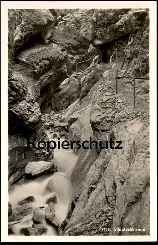 ALTE POSTKARTE STARZLACHKLAMM BEI SONTHOFEN Klamm Couloir Gorge Ansichtskarte AK cpa postcard