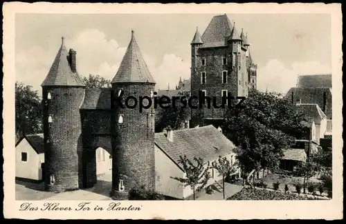 ALTE POSTKARTE DAS KLEVER TOR IN XANTEN Porta Clever Tor Stadttor postcard cpa AK Ansichtskarte