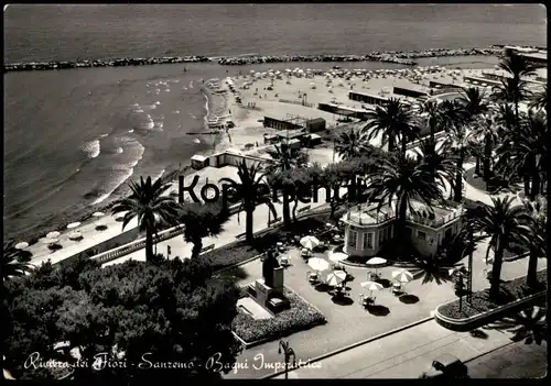 ÄLTERE POSTKARTE RIVIERA DEI FIORI SANREMO BAGNI IMPERATRICE Monument Italia Italy cartolina cpa postcard Ansichtskarte