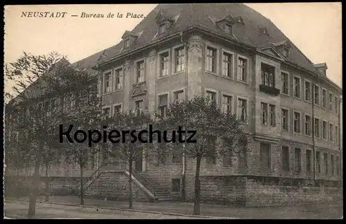 ALTE POSTKARTE NEUSTADT HAARDT BUREAU DE LA PLACE cpa postcard AK Ansichtskarte