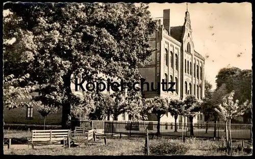ÄLTERE POSTKARTE EGELN MARTIN-SCHWANTES-SCHULE Egelner Mulde bei Magdeburg cpa postcard AK Ansichtskarte