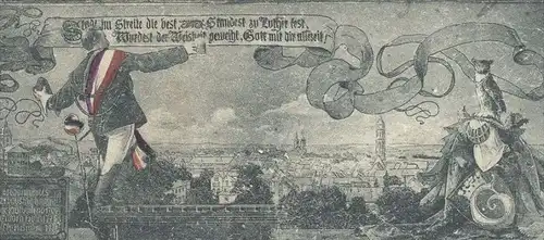ALTE AK GRUSS VON DER ALEMANNEN-KNEIPE GÖTTINGEN 1899 EXKNEIPE ALEMANIA SEIS PANIER STUDENTIKA CORPS STUDENTICA ALEMANIA