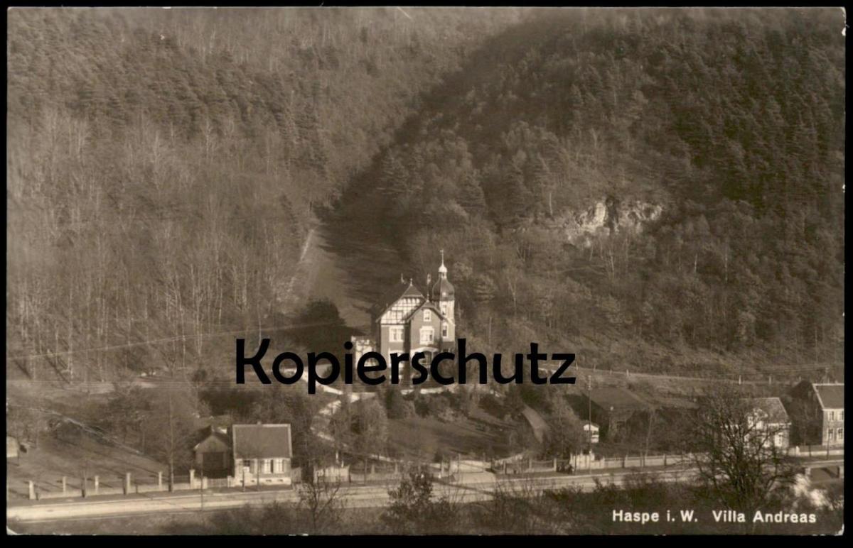 ALTE POSTKARTE HAGEN HASPE 1929 WESTFALEN STEINPLATZ AK