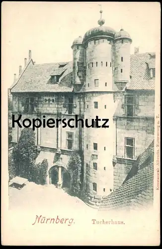ALTE POSTKARTE NÜRNBERG TUCHERHAUS TUCHER-HAUS cpa postcard AK Ansichtskarte