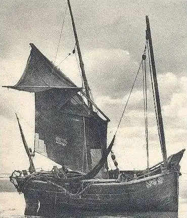 ALTE POSTKARTE BATEAU DE PECHE LE LITTORAL BELGE Belgique Belgie Belgien coast Fischerboot fishing boat cpa postcard AK