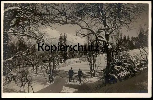 ALTE POSTKARTE VOLDERTAL RODELBAHN b. Volders Hall Tirol Schlitten luge traineau sleigh coasting slide Winter snow neige