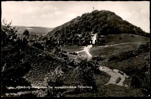 ÄLTERE POSTKARTE HAMBURG NEUGRABEN-FISCHBEK DER SAGENUMWOBENE FALKENBERG Klaus Störtebeker Gödeke Michels postcard cpa