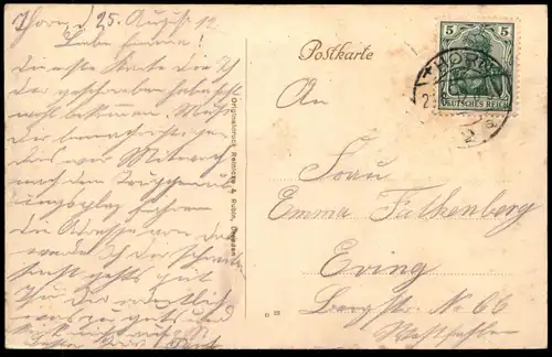 ALTE POSTKARTE THORN AM SCHWANENTEICH AM STADTWALD Torun Ostpreussen Ostpreußen polska poland cpa postcard Ansichtskarte