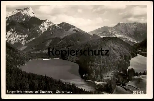 ALTE POSTKARTE LEOPOLDSTEINERSEE BEI EISENERZ STEIERMARK AUSTRIA Österreich Autriche cpa postcard Ansichtskarte AK