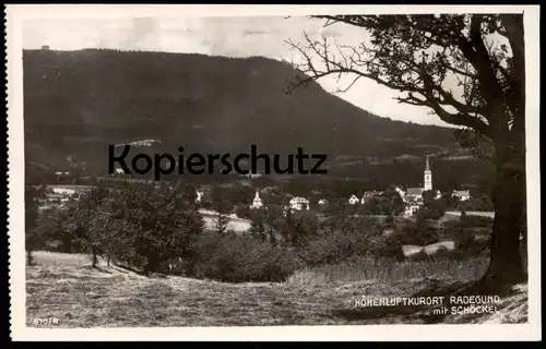 ALTE POSTKARTE ST. RADEGUND MIT SCHÖCKEL 1931 PANORAMA BEI GRAZ Austria Österreich Autriche Ansichtskarte cpa postcard