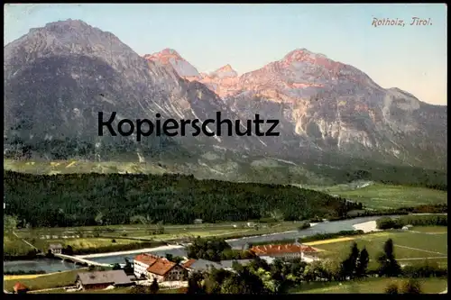 ALTE POSTKARTE ROTHOLZ IN TIROL PANORAMA Strass Abschlussjahrgang adressiert Dr. Marek Handelsakademie Innsbruck Austria