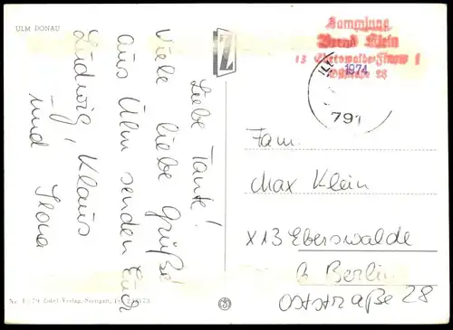 ÄLTERE POSTKARTE ULM AN DER DONAU GESAMTANSICHT ULMER MÜNSTER Kirche church église AK Ansichtskarte cpa postcard