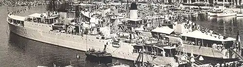 ÄLTERE POSTKARTE MARSEILLE LE VIEUX PORT BATEAU BATEAUX DE GUERRE F53 F71 Kriegsschiff battle ship warship marine cpa AK