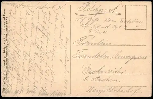 ALTE POSTKARTE KORSCHEN KORSZE OSTPREUSSEN ABGESTÜRZTE DAMPFLOK steam train locomotive à vapeur accident crash postcard