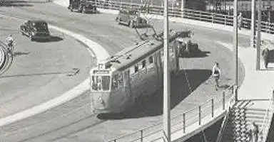 ALTE POSTKARTE STOCKHOLM STADSHUSET OCH VIADUKTEN Strassenbahn tram tramway cpa postcard Ansichtskarte AK Schweden