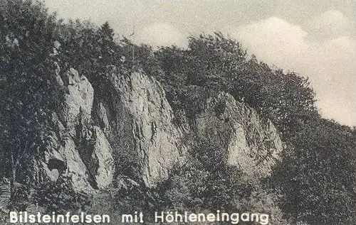 ALTE POSTKARTE GRUSS VON DER WARSTEINER TROPFSTEINHÖHLE WARSTEIN LOURDES-GROTTE BILSTEINFELSEN grotte cave cpa postcard