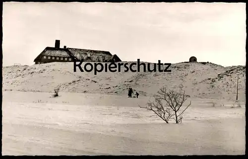 ÄLTERE POSTKARTE LIST AUF SYLT WINTER EIS SCHNEE hiver snow neige Schlitten sleigh luge AK Ansichtskarte cpa postcard