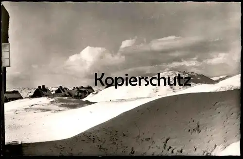 ÄLTERE POSTKARTE LIST AUF INSEL SYLT IM WINTER EIS SCHNEE hiver snow neige AK Ansichtskarte cpa postcard