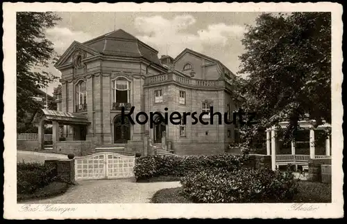 ALTE POSTKARTE BAD KISSINGEN THEATER theatre AK Ansichtskarte cpa postcard