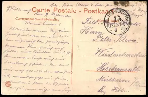 ALTE POSTKARTE BOUILLON FONTAINE ST PIERRE VUE DES VILLAS cpa postcard Ansichtskarte AK Feldpost-Stempel