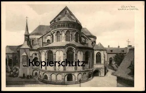 ALTE POSTKARTE CÖLN AM RHEIN MARIA IM CAPITOL Köln Kirche church église cpa postcard Ansichtskarte
