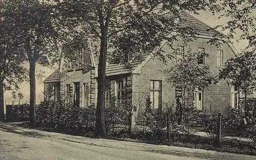 ALTE POSTKARTE MÜNSTER HILTRUP CAFÉ & RESTAURANT LIPPMANN STEMPEL FELDPOST 1942 Westfalen cpa postcard AK Ansichtskarte