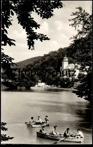 ÄLTERE POSTKARTE LILLAFÜRED PALOTA SZÁLLÓ A HÁMORI-TÓVAL Ruderer Miskolc Mischkolz Ungarn Hungary Hongrie cpa postcard