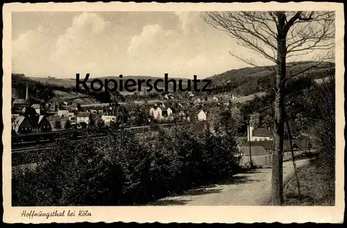 ÄLTERE POSTKARTE HOFFNUNGSTHAL BEI KÖLN Rösrath Eisenbahn Railway Chemin de fer Ansichtskarte cpa postcard AK