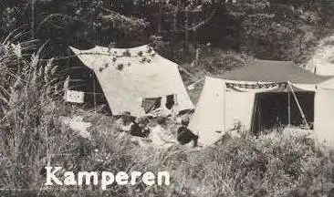 ÄLTERE POSTKARTE GROETEN VAN TERSCHELLING HAVEN KAMPEREN CAMPING SCHIFF FRIESLAND ship Fishing boat cpa postcard AK