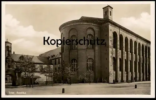 ALTE POSTKARTE TRIER MOSEL BASILIKA basilique basilica Kirche church église AK Ansichtskarte cpa postcard