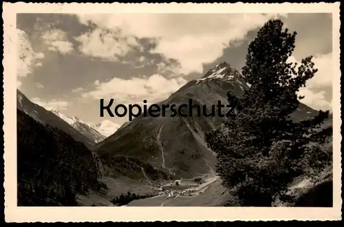 ALTE POSTKARTE VENT ÖTZTAL BERGSTEIGERDORF 30iger Jahre 1900m Ötztaler Alpen Sölden Tirol Österreich Austria postcard