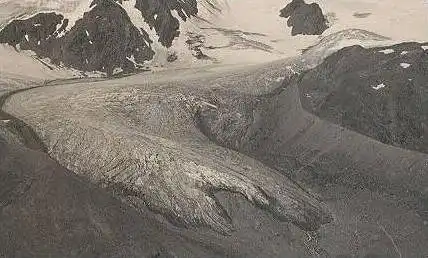 ALTE POSTKARTE VERNAGTHÜTTE ROFANTAL SÖLDEN 1933 KESSELWANDSPITZE FLUCHTKOGEL HINTERGRASLSPITZER GLETSCHER GLACIER TIROL