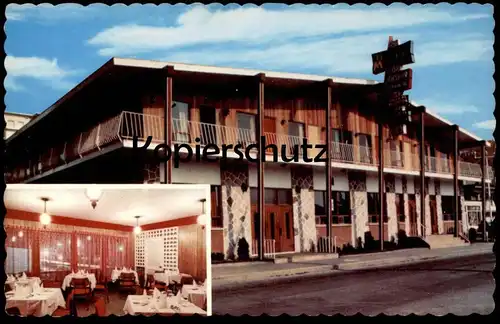 ÄLTERE POSTKARTE MOTEL MANOIR CHAUDIÈRE VILLE ST. SAINT GEORGES BEAUCE QUÉBEC Canada Kanada cpa postcard Ansichtskarte