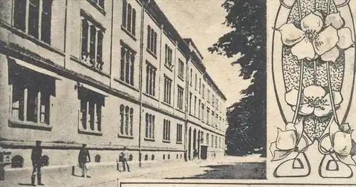 ALTE POSTKARTE RASTATT KASERNEN DES FÜSILIER-REGIMENT VON HOHENZOLLERN No. 40 Feldpost Stempel barracks casern Kaserne