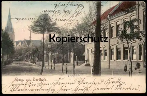 ALTE POSTKARTE GRUSS AUS BORGHORST 1905 Burgsteinfurt Steinfurt cpa postcard AK Ansichtskarte