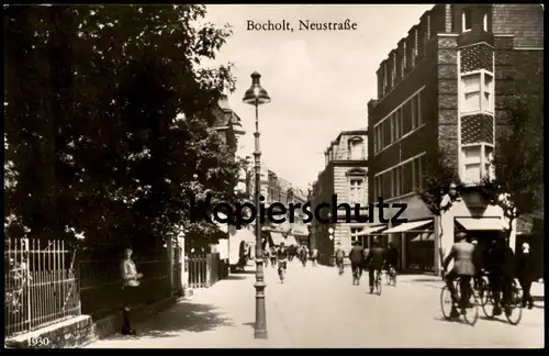 ÄLTERE POSTKARTE BOCHOLT NEUSTRASSE REPRO 1973 Neustraße cpa postcard AK Ansichtskarte