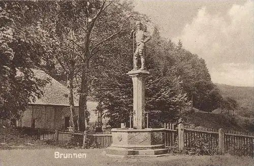 ALTE POSTKARTE SCHLOSS MESPELBRUNN SPESSART BRUNNEN GRUFTKAPELLE WILDSCHWEINFÜTTERUNG castle chateau cpa postcard AK