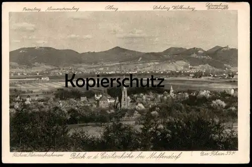 ALTE POSTKARTE BLICK VON DER CÄCILIENHÖHE BEI MUFFENDORF Bonn Bad Godesberg Richarz AK cpa postcard Ansichtskarte