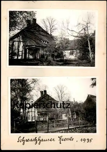 ALTE FOTO POSTKARTE BREMEN SCHWACHHAUSEN SCHWACHHAUSER HEERSTRASSE 1935 AK Ansichtskarte cpa photo Haus postcard house