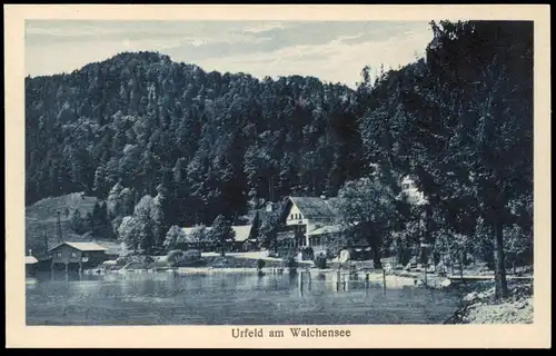 ALTE POSTKARTE URFELD AM WALCHENSEE Kochel am See Monopol Verlagsanstalt München Hall Ansichtskarte AK cpa postcard