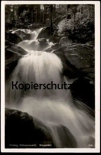 ÄLTERE POSTKARTE TRIBERG SCHWARZWALD TRIBERGER WASSERFALL waterfall cascade postcard cpa AK Ansichtskarte