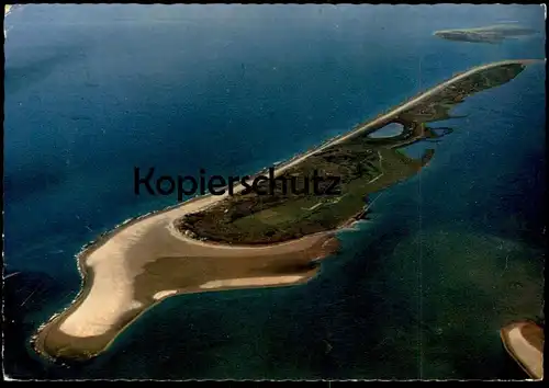 ÄLTERE POSTKARTE JUIST FLIEGERAUFNAHME Luftaufnahme Nordsee-Insel Luftbild island ile Ansichtskarte AK cpa postcard