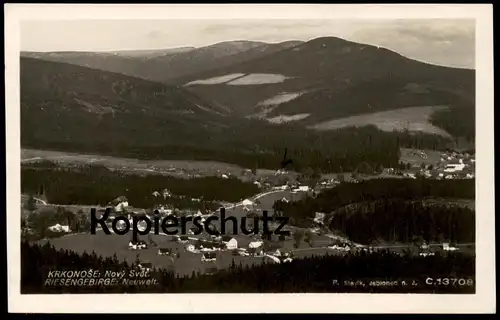 ALTE POSTKARTE NEUWELT NOVY SVET  Riesengebirge Krkonose Neue Welt bei Senec Böhmen Slovensko Slowakei Slovakia postcard