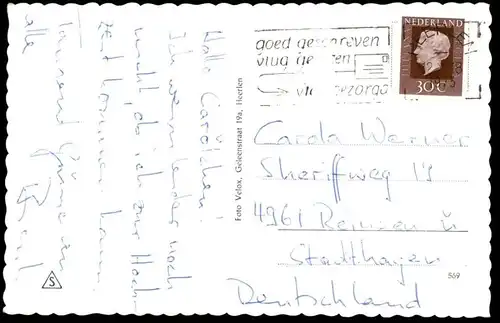 ÄLTERE POSTKARTE GROETEN UIT HEERLEN STATIONSPLEIN OLIEMOLEN ORANJE NASSAU MIJN I FLATGEBOUWEN Zeche Ölmühle cpa
