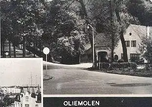 ÄLTERE POSTKARTE GROETEN UIT HEERLEN STATIONSPLEIN OLIEMOLEN ORANJE NASSAU MIJN I FLATGEBOUWEN Zeche Ölmühle cpa