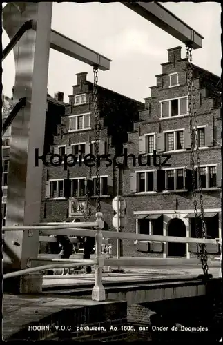 ÄLTERE POSTKARTE HOORN V.O.C. PAKHUIZEN AO 1606 AAN ONDER DE BOOMPJES Speicherhaus magazine combles grenier cpa postcard