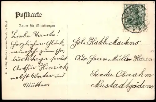 ALTE POSTKARTE WILHELMSHAVEN IM KRIEGSHAFEN Schiff steam battle ship bateau à vapeur Kriegsschiff warship cpa postcard