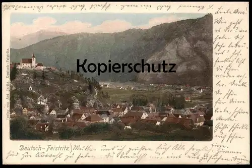 ALTE POSTKARTE DEUTSCH-FEISTRITZ 1902 Deutschfeistritz bei Peggau Graz Steiermark Austria AK Ansichtskarte cpa postcard